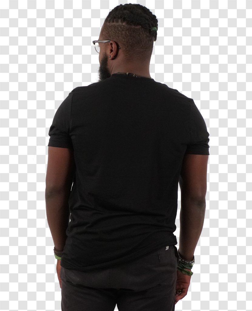 T-shirt Shoulder Sleeve Black M - T Shirt - Human Back Transparent PNG