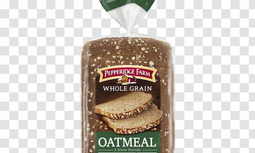 White Bread Whole Wheat Grain Pepperidge Farm - Baked Goods Transparent PNG
