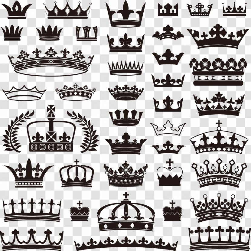 Crown Stock Illustration Royalty-free Photography - Royalty Free - Hand Painted Black Transparent PNG