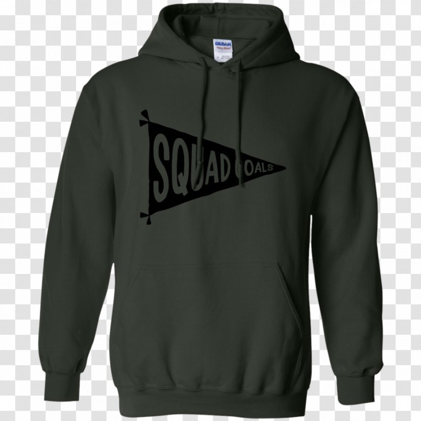 Hoodie T-shirt Gildan Activewear Sweater - Black Transparent PNG