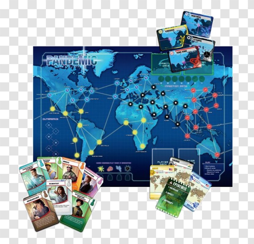 Pandemic Cooperative Board Game Strategy - Brain Transparent PNG