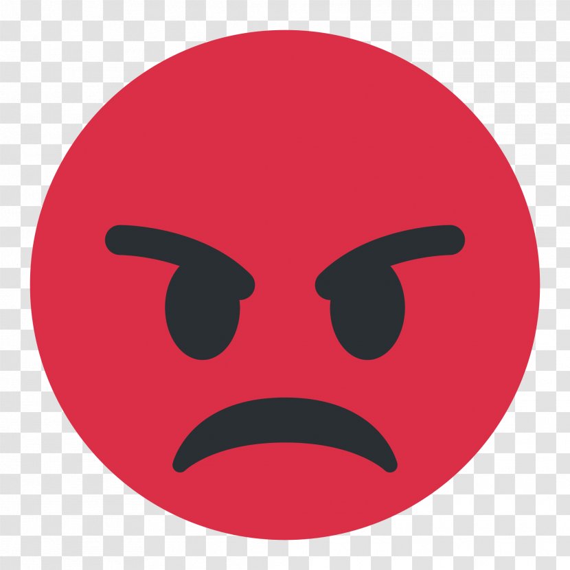 Emoji Emoticon Anger Smiley Face - Shrug - Angry Transparent PNG