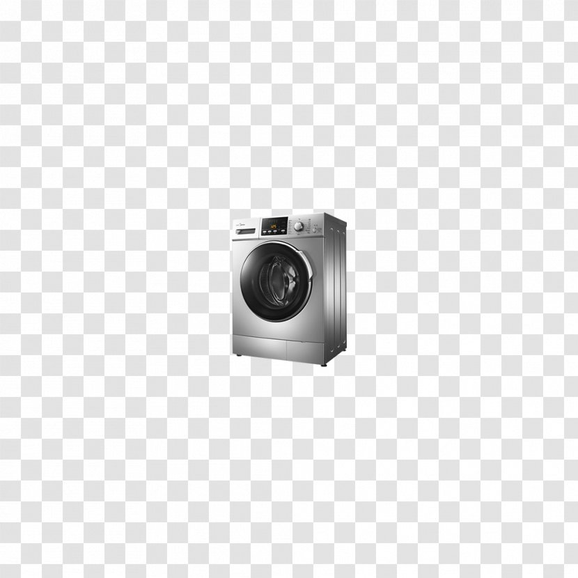 White Black Pattern - Drum Washing Machine Transparent PNG