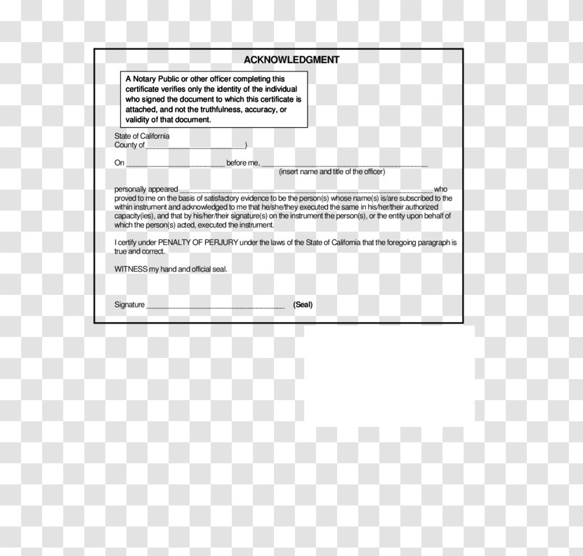 Personal Property Estate Affidavit Ownership - Diagram - Hud1 Settlement Statement Transparent PNG