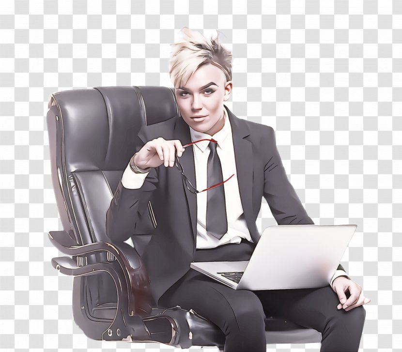 Office Chair Sitting Businessperson Furniture - Gentleman - Employment Job Transparent PNG