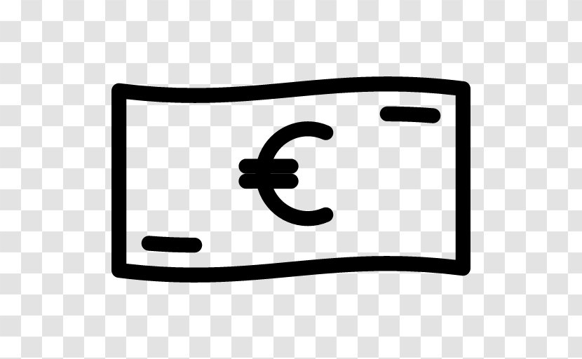 United States Dollar Sign - Black And White - Euros Transparent PNG