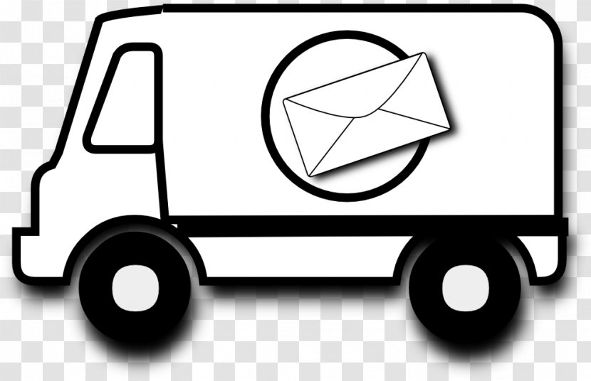 Van Car Mail Truck Clip Art - Email - Dump Clipart Transparent PNG