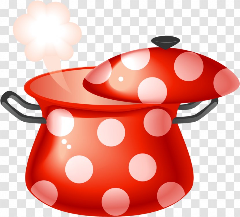 Cooking Cartoon - Countertop - Cookware And Bakeware Polka Dot Transparent PNG