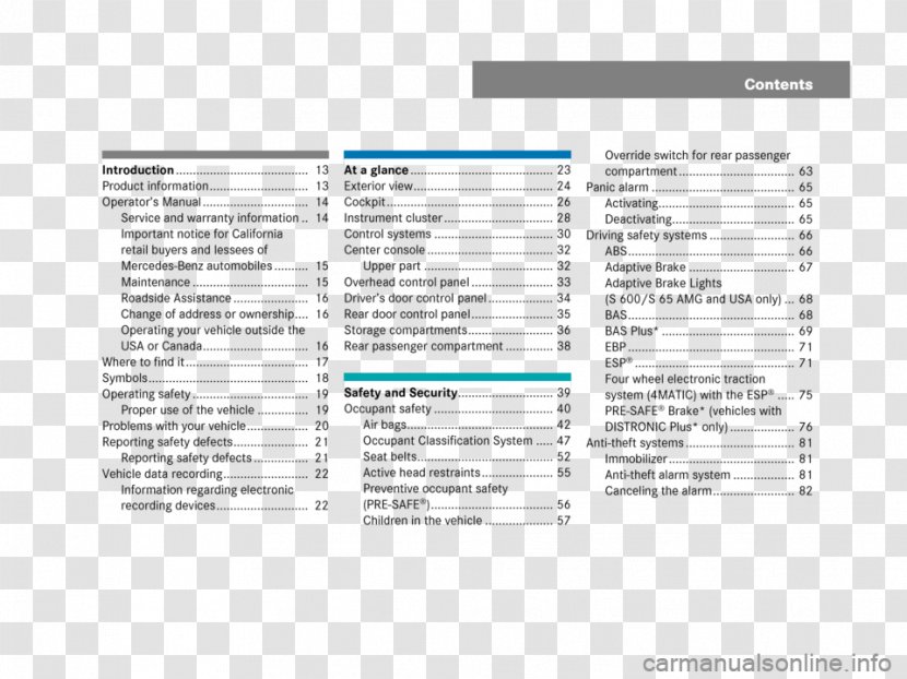 Document Line Diagram Font - Paper - Mercedes Benz W221 Transparent PNG