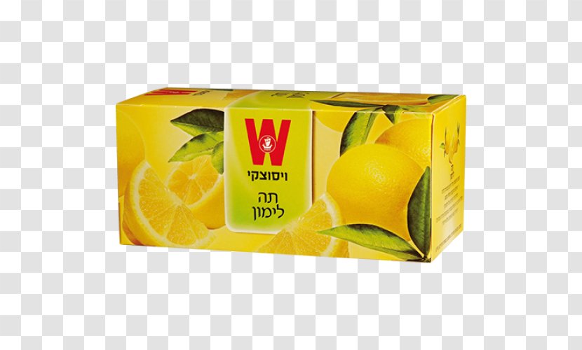 Lemon Wissotzky Tea Lime Orange Drink - Beebrush Transparent PNG
