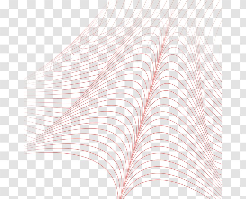 Textile Petal Angle Pattern - Pink Dream Lines Transparent PNG