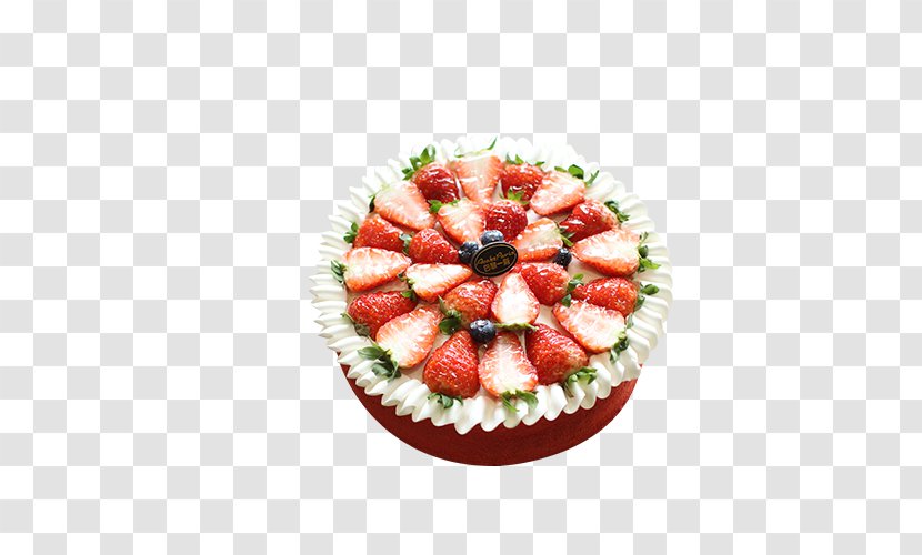 Strawberry Pie Cheesecake Fruitcake Tart Torte - Garnish - Cake Transparent PNG