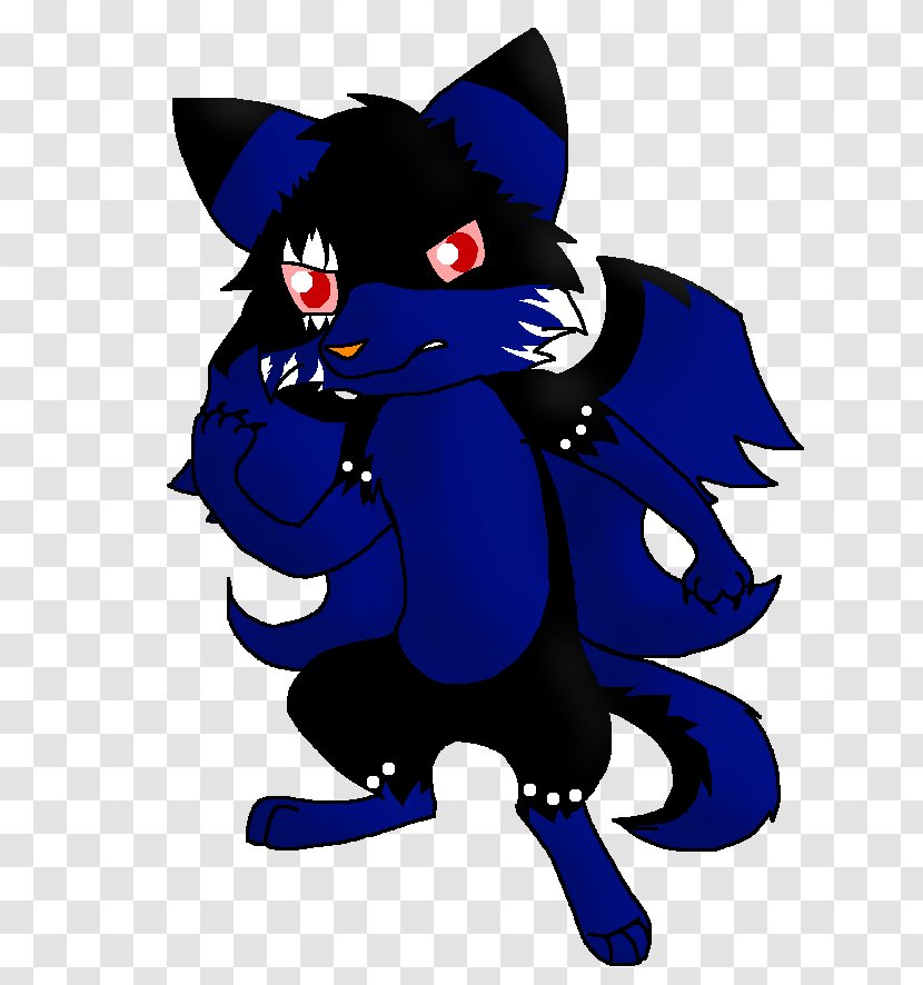 Cat Legendary Creature Cobalt Blue Clip Art - Like Mammal - Angel Demon Transparent PNG