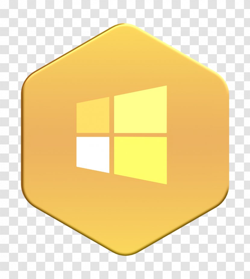 Yellow Background - Windows Icon - Logo Rectangle Transparent PNG