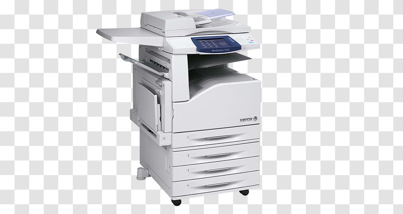 Xerox Photocopier Multi-function Printer Printing - Standard Paper Size Transparent PNG