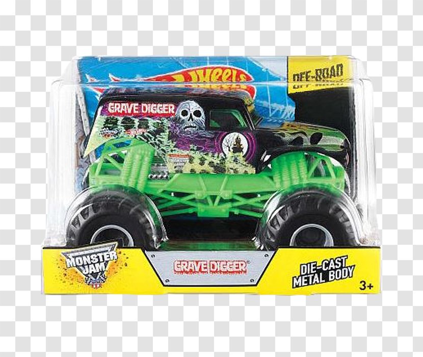Radio-controlled Car Monster Jam World Finals Truck Grave Digger - Diecast Toy Transparent PNG