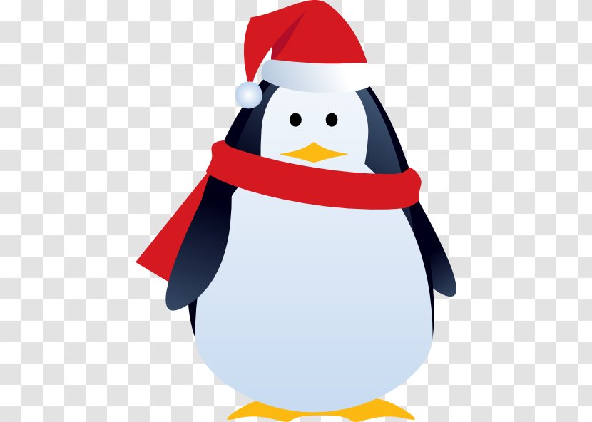 Penguin Christmas Clip Art - Bird - Sad Cliparts Transparent PNG