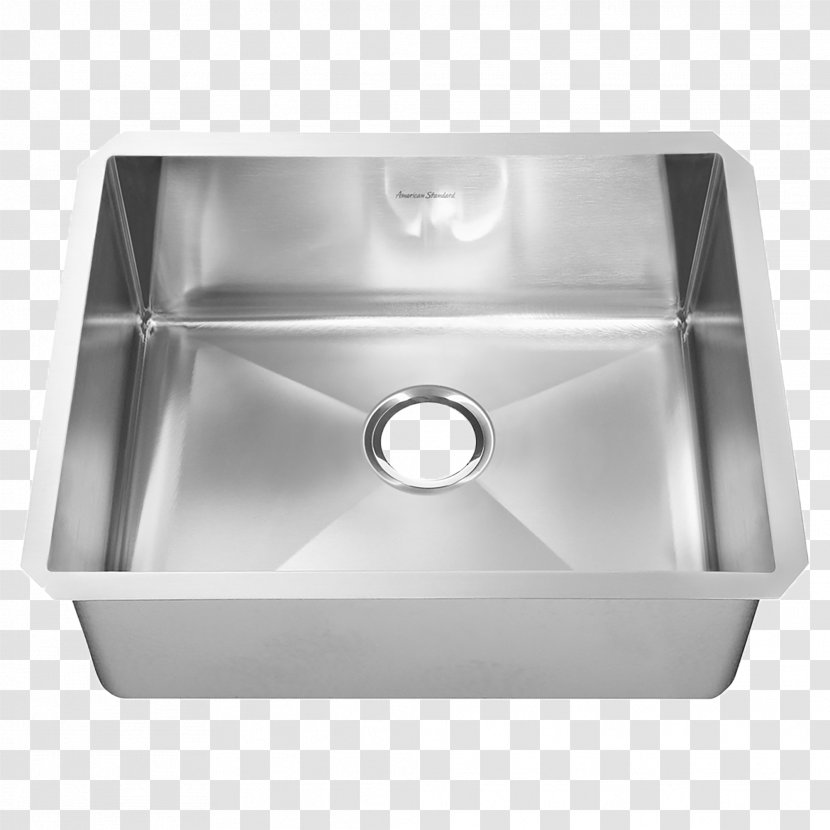 Kitchen Sink Stainless Steel Brushed Metal Transparent PNG