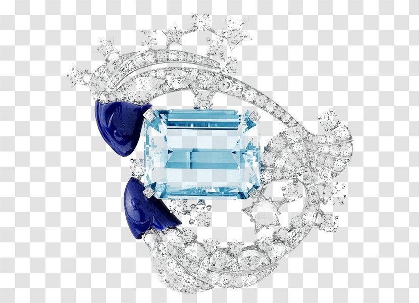 Van Cleef & Arpels Jewellery Zodiac Diamond Cut Necklace - Ruby - Pisces Brooch Transparent PNG