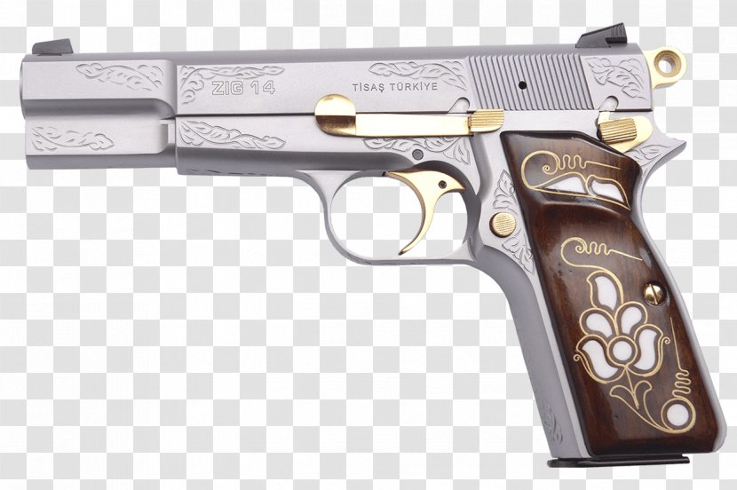 TİSAŞ Zigana Pistol Firearm Weapon - M1911 Transparent PNG