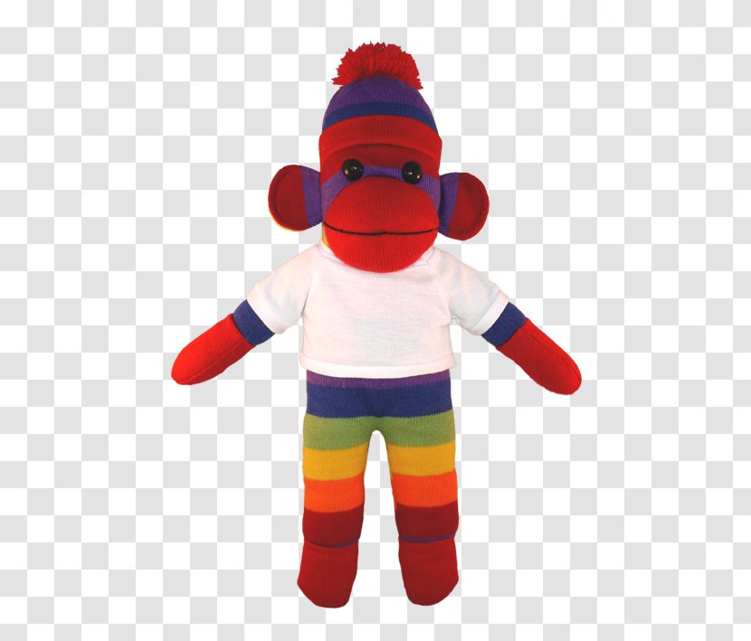 T-shirt Sock Monkey Stuffed Animals & Cuddly Toys - Heart Transparent PNG