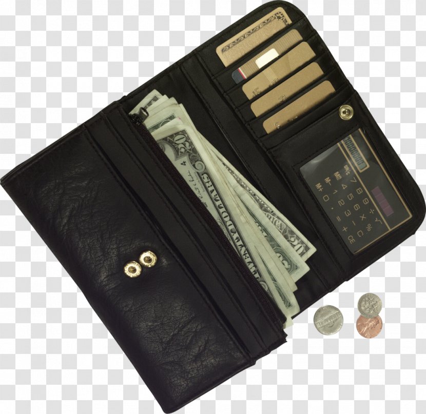 Wallet T-shirt Handbag Leather - Money Supply Transparent PNG