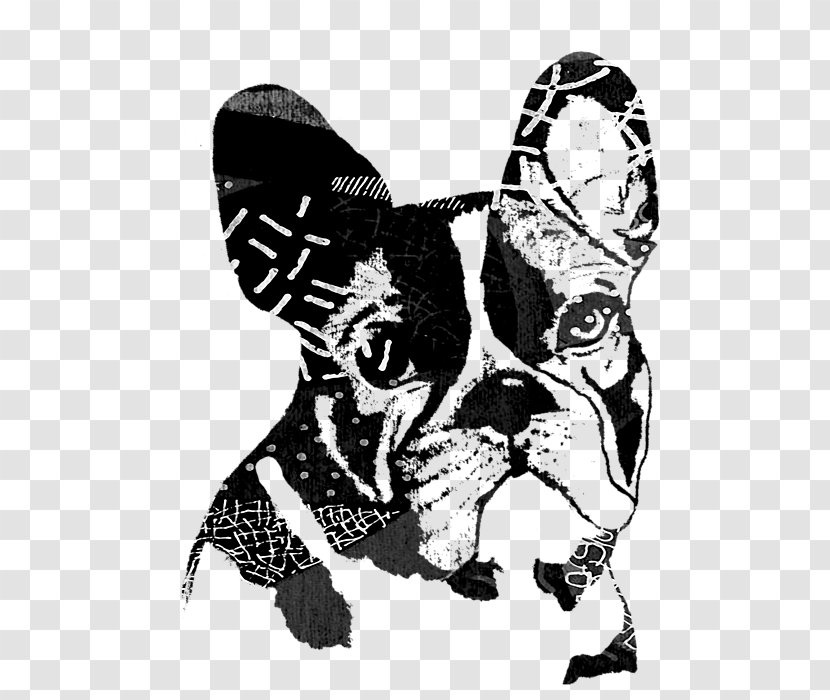 French Bulldog Dog Breed T-shirt Snout - Monochrome Photography - American Transparent PNG