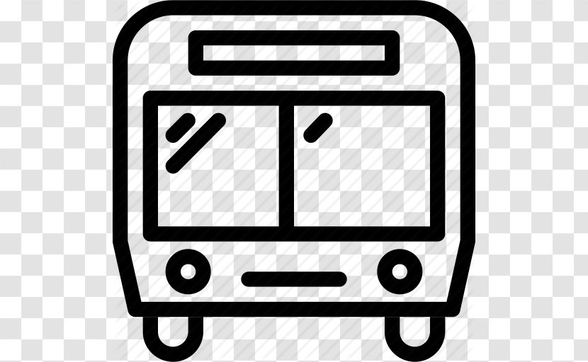 Bus Icon Design Download Clip Art - Sign - Outline Picture Transparent PNG
