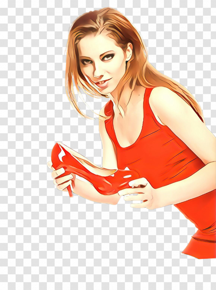 Red Beauty Arm Leg Red Hair Transparent PNG