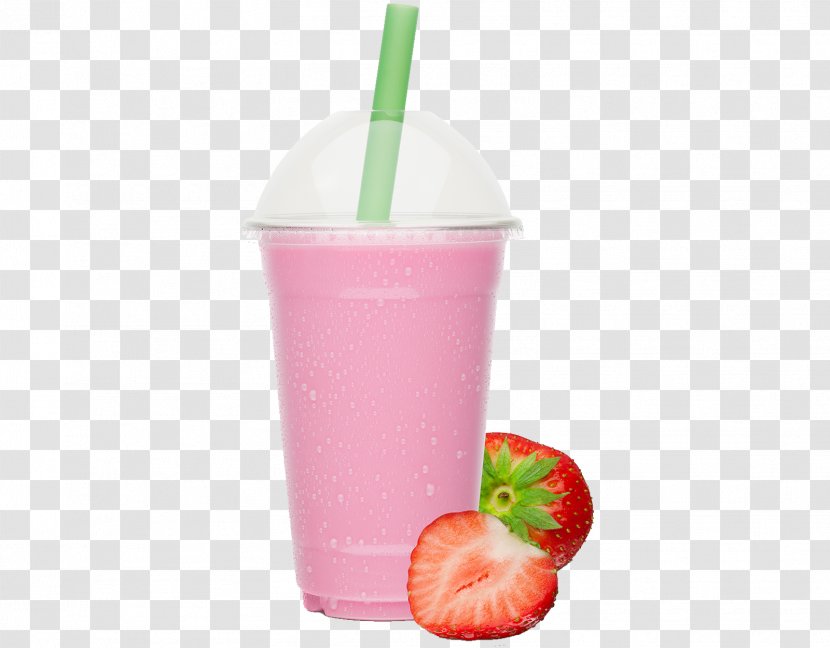 Strawberry Juice Milkshake Smoothie Health Shake Slush - Drink - Bubble Tea Transparent PNG