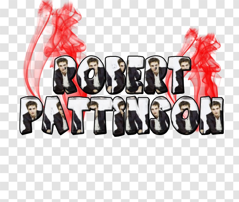 The Twilight Saga Text Drawing - Robert Pattinson Transparent PNG