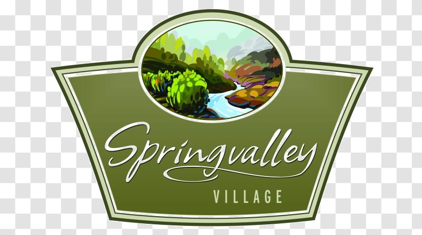 Logo Brand Font - Green - Village Road Transparent PNG