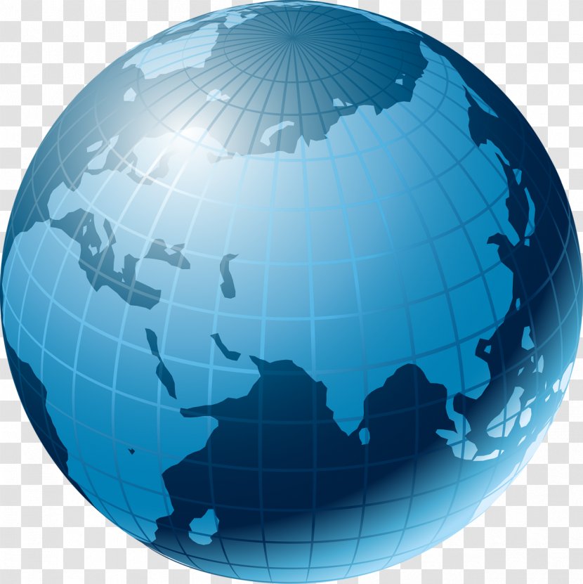 Globe World Map Eurasia - Mercator Projection Transparent PNG
