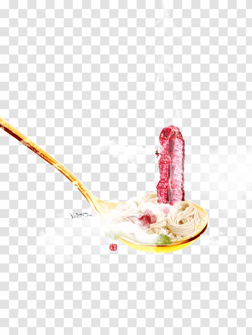 Chinese Cuisine Hot Pot Barbecue Peking Duck Poster - Spoon Transparent PNG