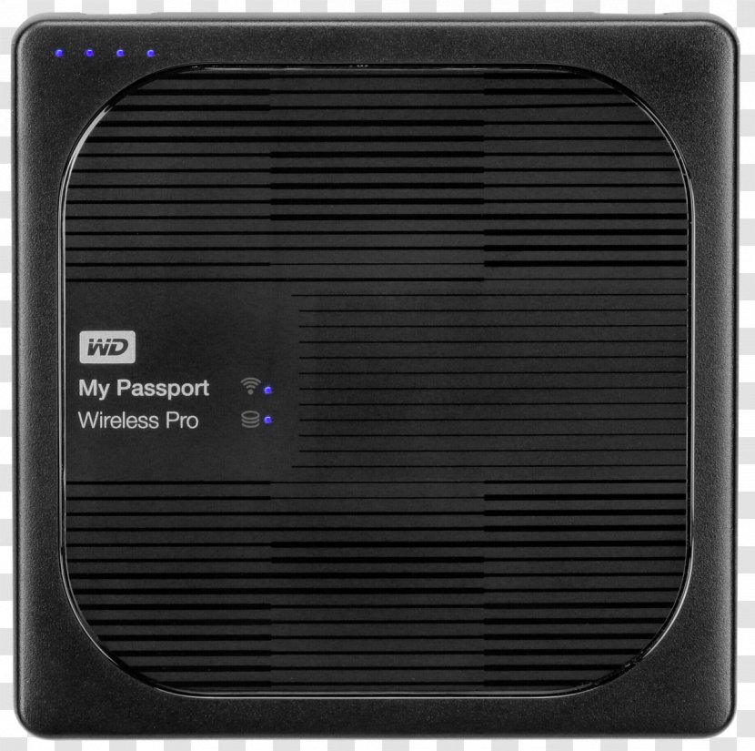 Western Digital WD My Passport Wireless Pro WDBSMT0030BBK Hard Drives - Usb 30 Transparent PNG