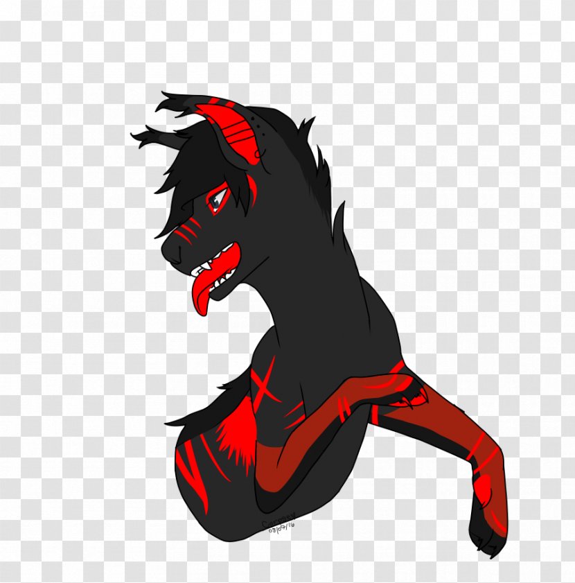 Demon Horse Cartoon Carnivora - Legendary Creature Transparent PNG