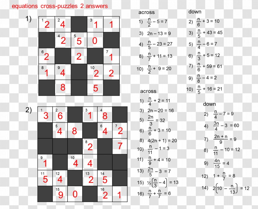 Linear Equation Text - Games Symmetry Transparent PNG