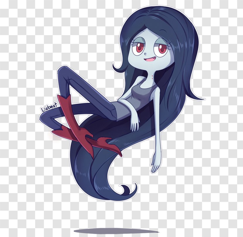 Marceline The Vampire Queen Adventure Time: Female Art - Heart - Flower Transparent PNG