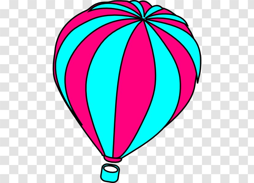 Hot Air Balloon Blue-green Clip Art - Cliparts Transparent PNG