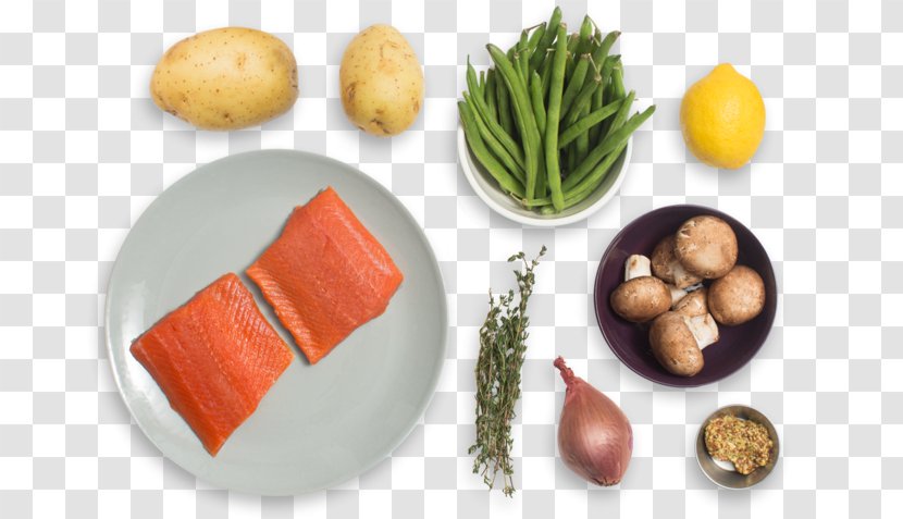 Mashed Potato Vegetarian Cuisine Recipe Mushroom - Root Vegetable - Salmon Steak Transparent PNG