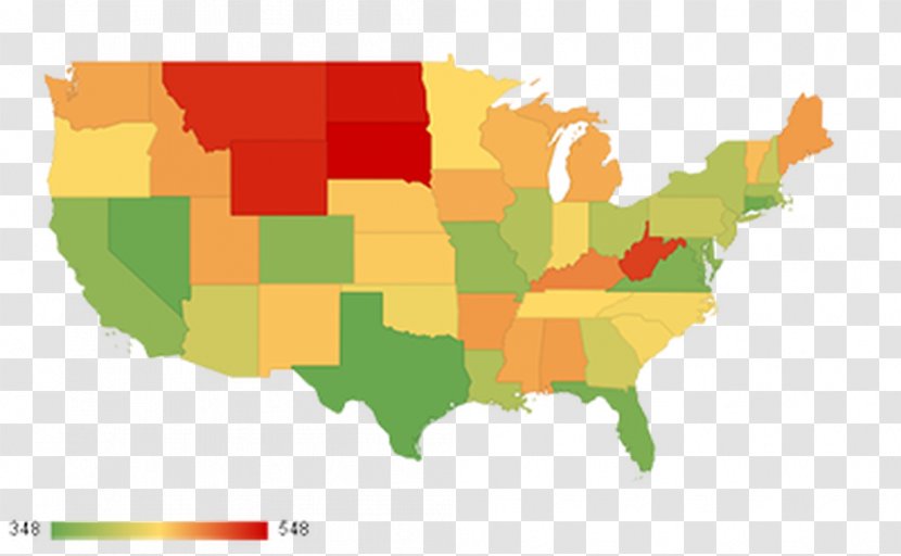 U.S. State Property Tax Indiana Flight - Economy - Map Transparent PNG