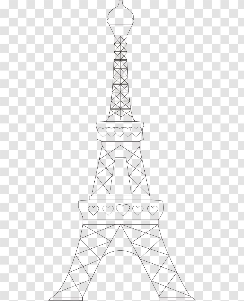 Eiffel Tower Drawing Image Party Illustration Transparent PNG