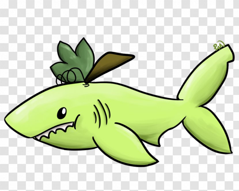 Great White Shark Fish Marine Mammal Grape - Cartoon Transparent PNG