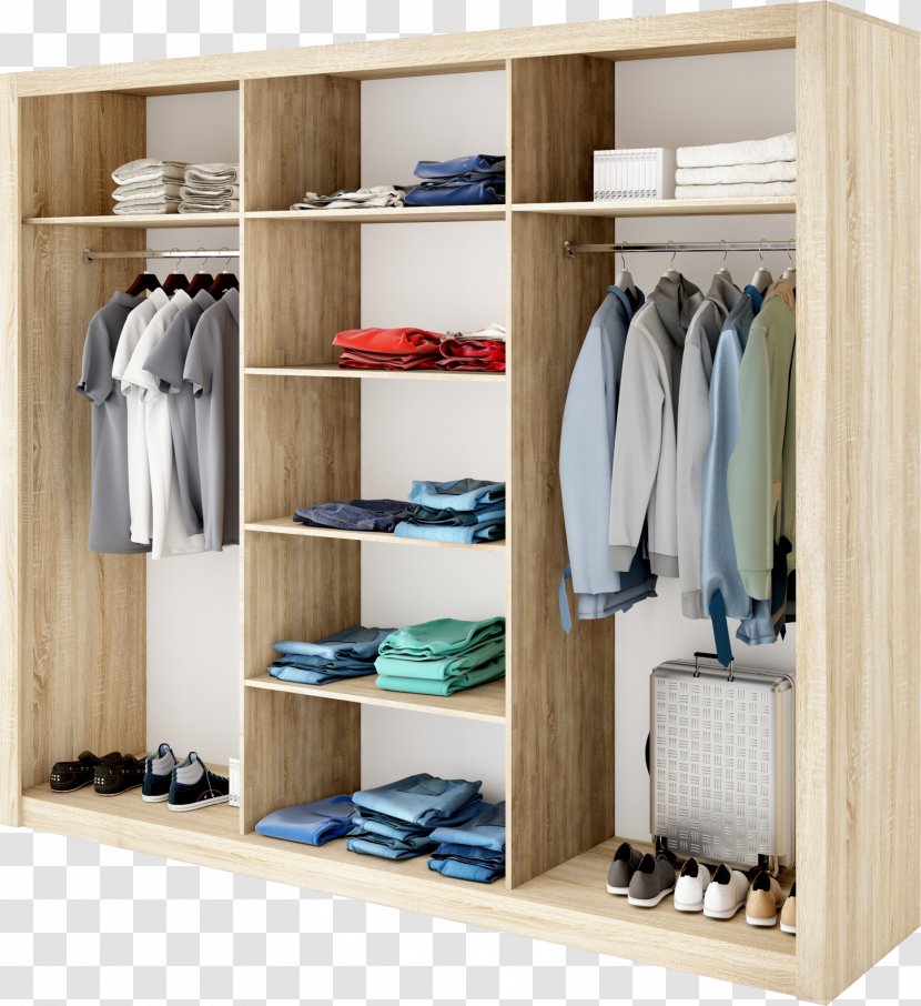 Armoires & Wardrobes Bedside Tables Furniture Bedroom Closet - Shelf - Wardrobe Transparent PNG
