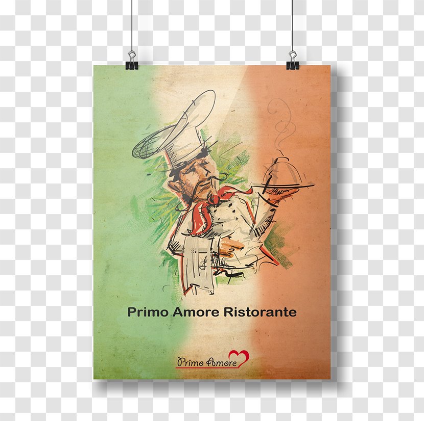 Illustration Animated Cartoon Poster - Italian Restaurant Transparent PNG