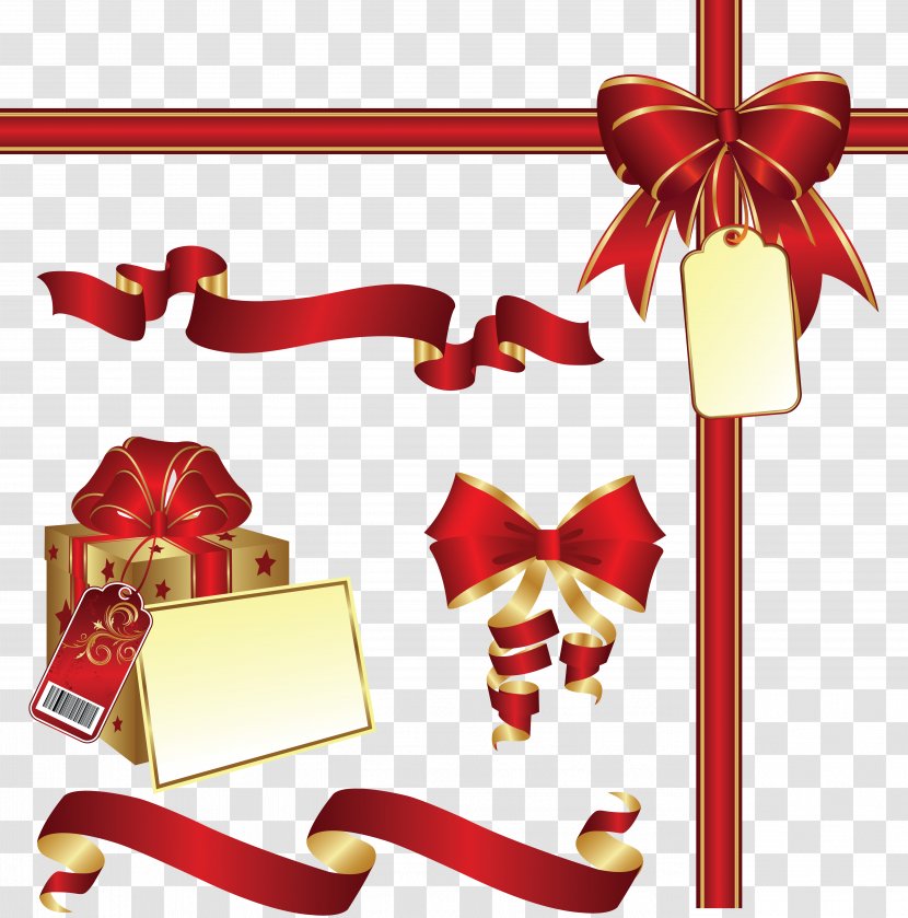 Holiday Clip Art - Christmas Decoration - Ribbon Transparent PNG