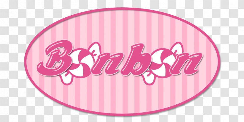 Logo Brand Pink M Font - Bonbon Transparent PNG