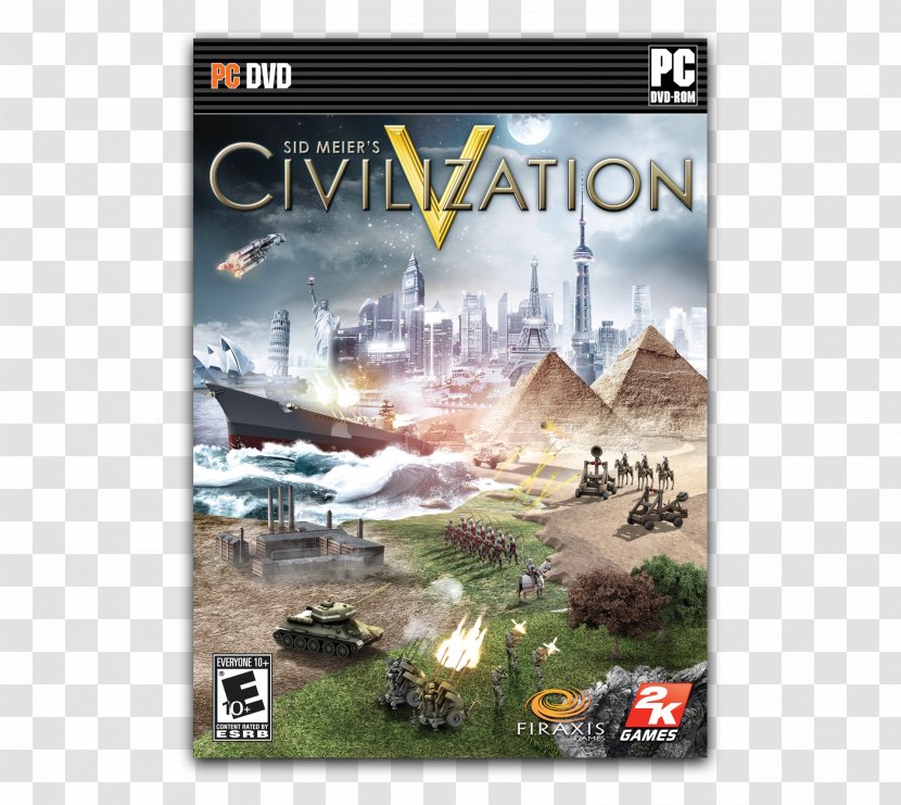 Civilization V: Brave New World Gods & Kings IV VI PlayStation - Video Game Software Transparent PNG