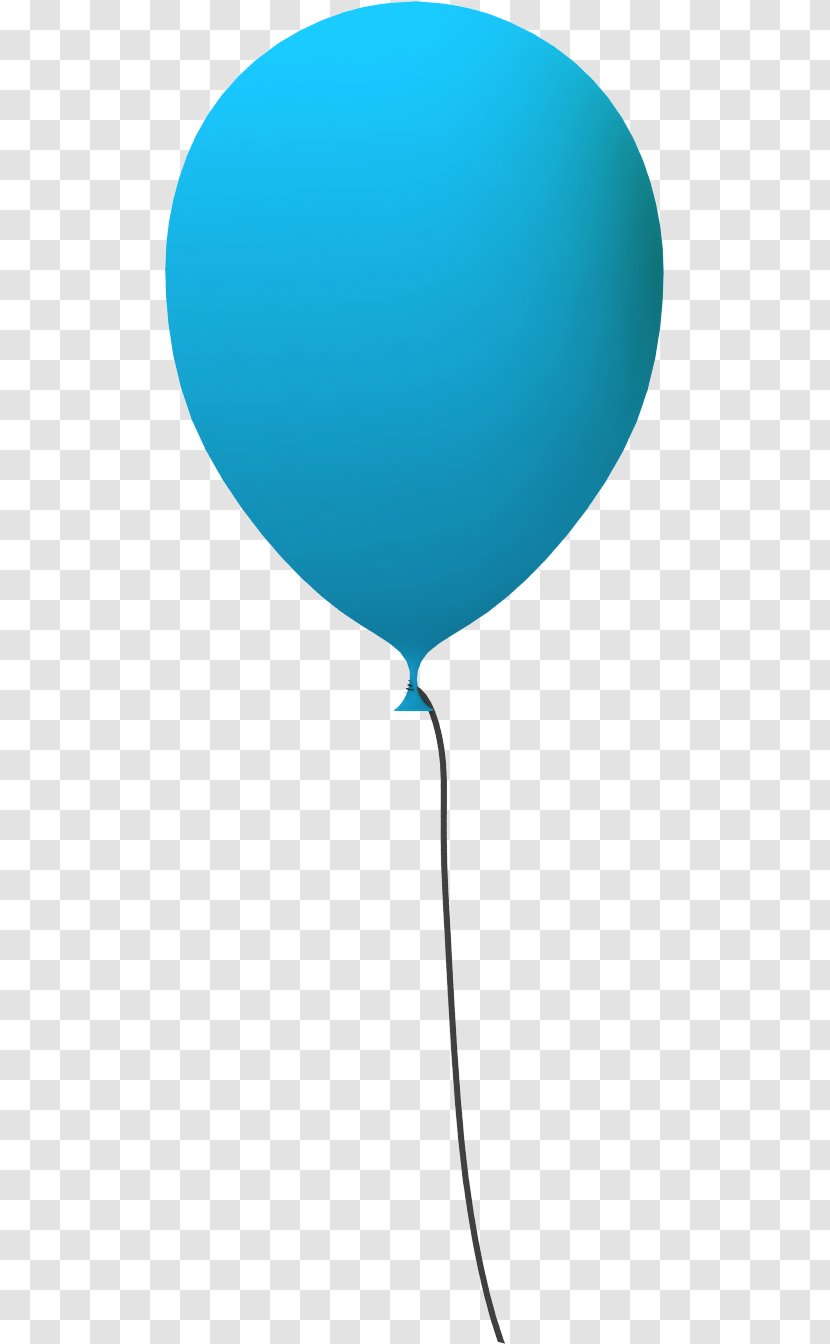 Toy Balloon Inflatable Clip Art - Aqua Transparent PNG