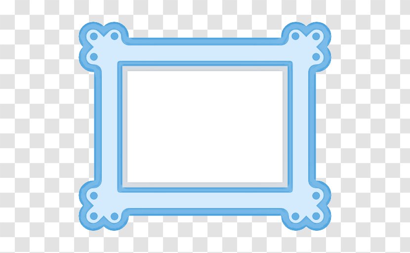 Background Blue Frame - Rectangle - Picture Transparent PNG